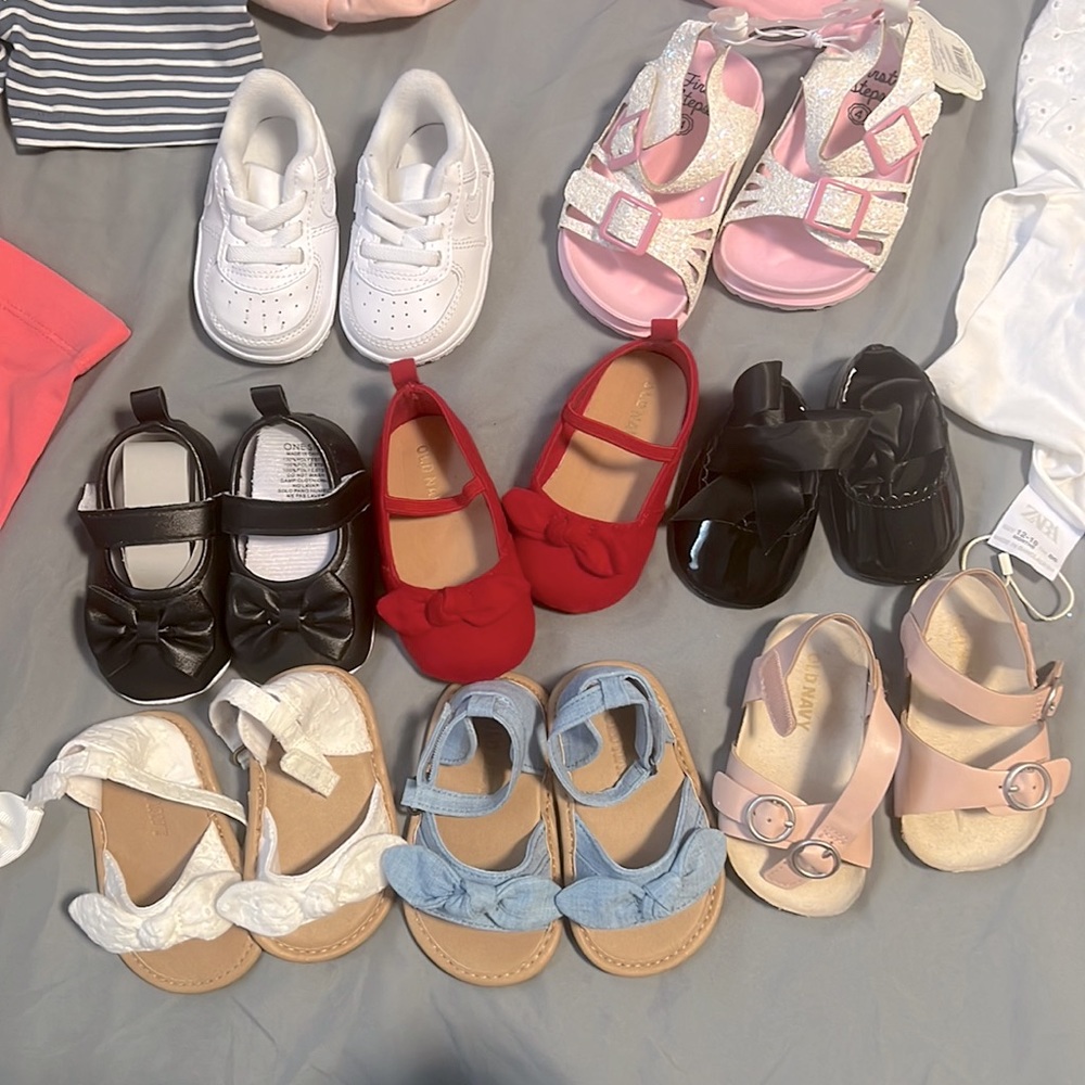 These are size 3-6 months and some newborn